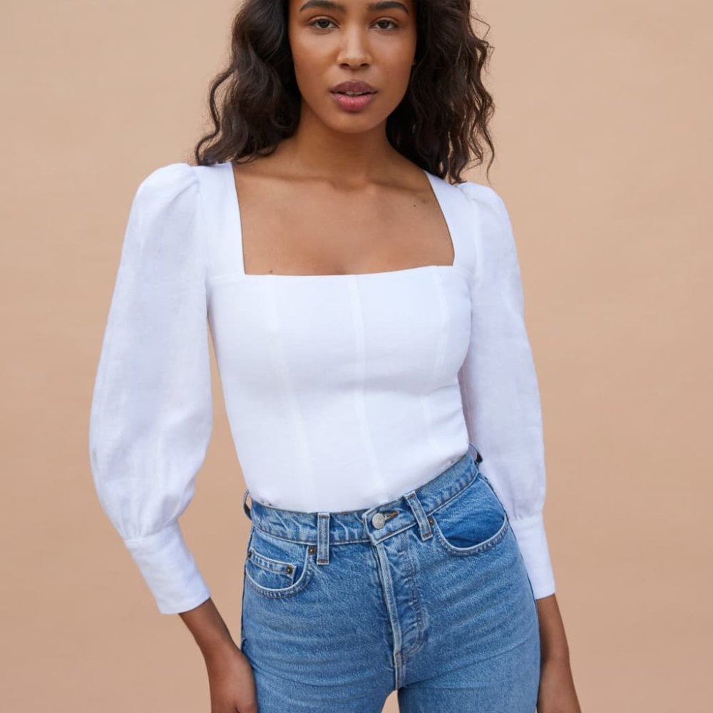 Reformation Stilton Top White 0